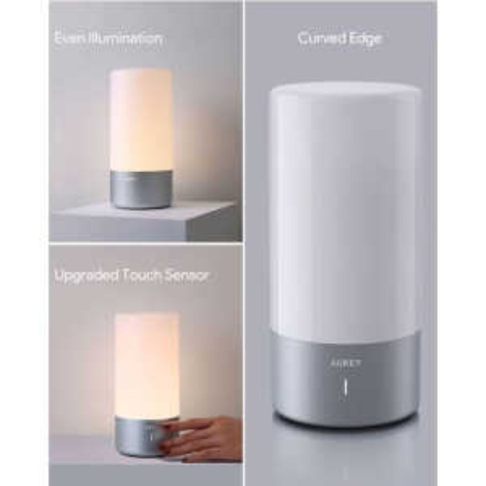 Aukey Touch lamp even illumination curved edge lamp eco friendly‎ plug in
